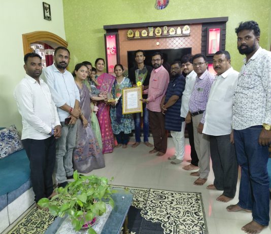 भारतीय जनता पक्षातर्फे मुल तालुक्यातील गुणवंताचा सत्कार