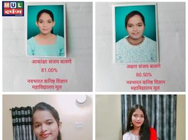 जुळ्या लेकीची यशस्वी भरारी.. परीक्षेत मिळवले दैदिप्यमान यश