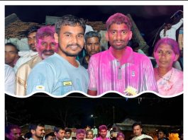 चिचाळा गावात डॉ. ए. पी. जे. अब्दुल कलाम वाचनालयाच्या विद्यार्थ्याचा जाहीर सत्कार उत्साहात
