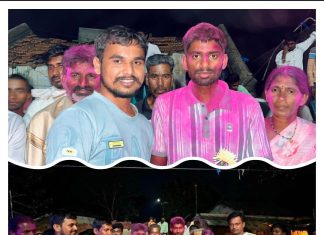 चिचाळा गावात डॉ. ए. पी. जे. अब्दुल कलाम वाचनालयाच्या विद्यार्थ्याचा जाहीर सत्कार उत्साहात