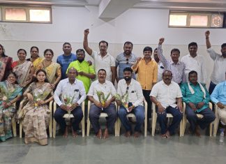 भाजपाच्या नवनियुक्त जिल्हा पदाधिकाऱ्यांचा मूल शहर भाजपाच्या वतीने सत्कार