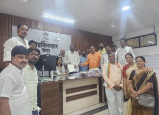 सोमनाथ रोडवरील रेतीची जड वाहतूक तात्काळ बंद करण्याची भाजपची मागणी