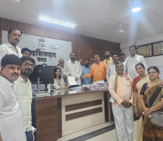 सोमनाथ रोडवरील रेतीची जड वाहतूक तात्काळ बंद करण्याची भाजपची मागणी