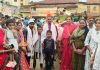भारतीय जनता पक्षाच्या वतीने बैलपोळ्यानिमित्त शेतकऱ्यांचा सन्मान गुजरी चौकातील पारंपरिक पोळा उत्साहात साजरा
