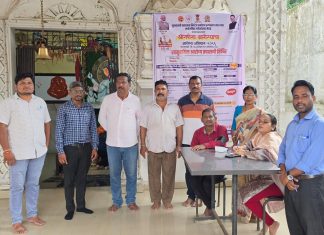 सिध्दीविनायक मंदिर येथे मोफत आरोग्य शिबीराचे यशस्वी आयोजन